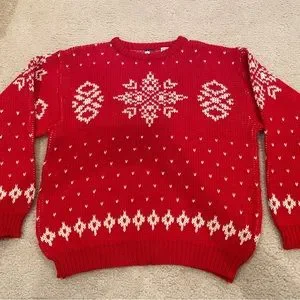 Vintage Tommy Hilfiger Ugly Christmas Sweater. Very unique